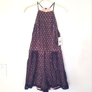 City Triangles Playsuit Romper Lace